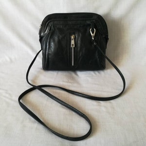 Vintage  small handbag made of genuine leather, small size bag