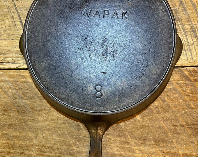 Wapak Cast Iron Skillet 8 Great Condition Etsy