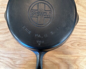 Griswold #8 Large Block Logo Cast Iron Skillet