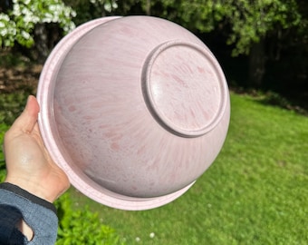 Texas Ware Bowl Melmac Confetti - 125 - Biggest Size - Beautiful Pink - RARE COLOR