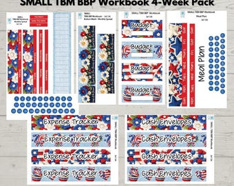 126 de julio. Cuaderno de trabajo TBM BBP pequeño / Paquete de 4 semanas o hojas individuales.