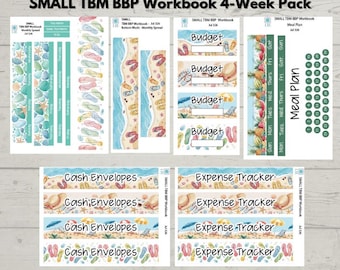 Jul 326 Cuaderno de trabajo TBM BBP pequeño / Paquete de 4 semanas o hojas individuales