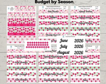 22 de junio - Cuaderno de trabajo sobre presupuesto por temporada / Descarga digital