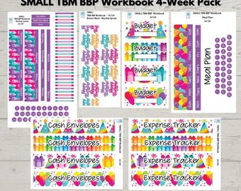 226 de julio. Cuaderno de trabajo TBM BBP pequeño / Paquete de 4 semanas o hojas individuales.