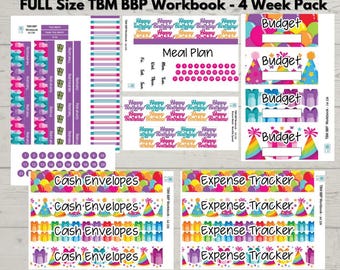 22 de julio: Cuaderno de trabajo completo de TBM BBP / Paquete de 4 semanas o hojas individuales
