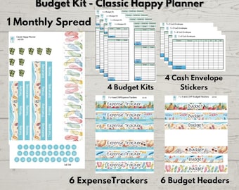Kit de presupuesto - Jul 326 - Agenda clásica Happy Planner