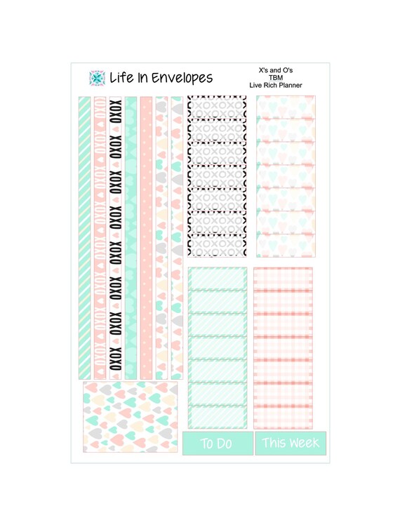 Tbm Live Rich Planner Small Size Weekly Kit X S Etsy