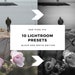 see more listings in the Lightroom Presets section
