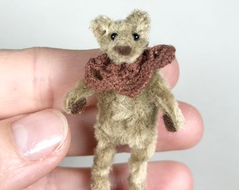 Bernard, dollhouse miniature teddybear