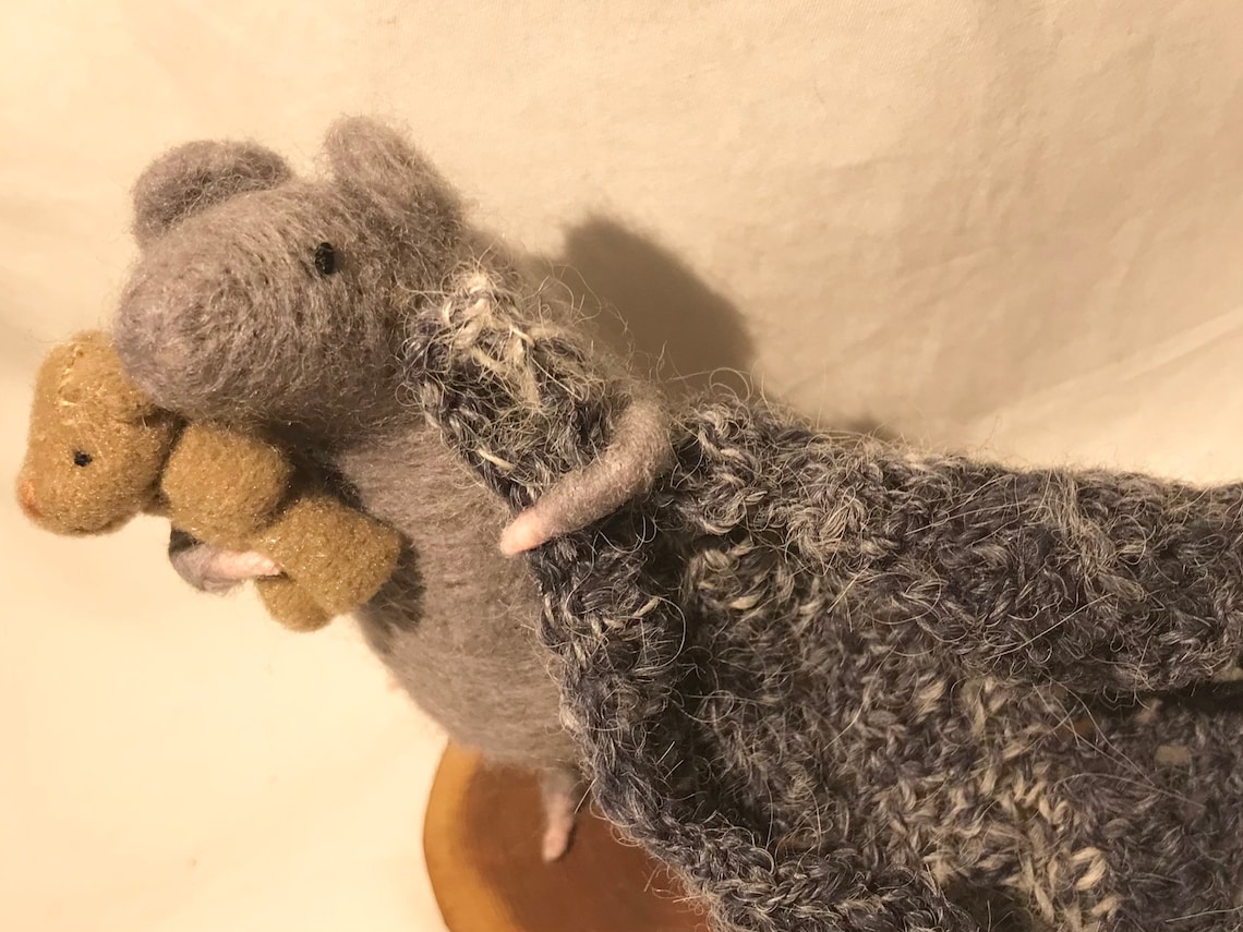 Pet Rat with Teddy bear Etsy