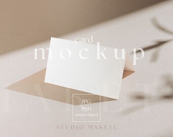 Table Place Card Wedding Stationary Mockup, Escort Card Mock Up, Name Card PSD Mockup, Business Card Photography Mockup