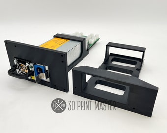 Halterung für ein Netzteil und eine A Hauseinfassung für PC/Mining Rig