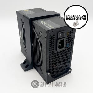 Computer ATX PSU Horizontal & Vertical Mounting Bracket + Screws Vertical Bracket