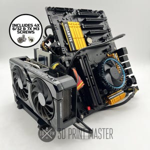 Motherboard Crypto Mining Test Bench With GPU Stand / Desktop PC and ...