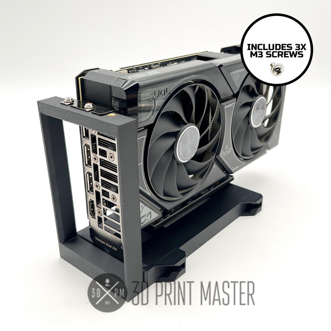 GPU Riser Stand - Test Bench & Crypto Mining | 3D Print Master LLC - Etsy