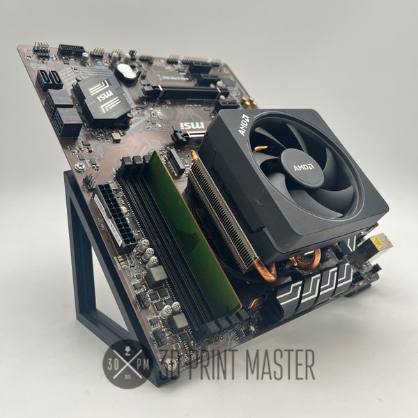 Original Motherboard Stand for CPU Crypto Mining | "Lite 45" 3D Print Master LLC