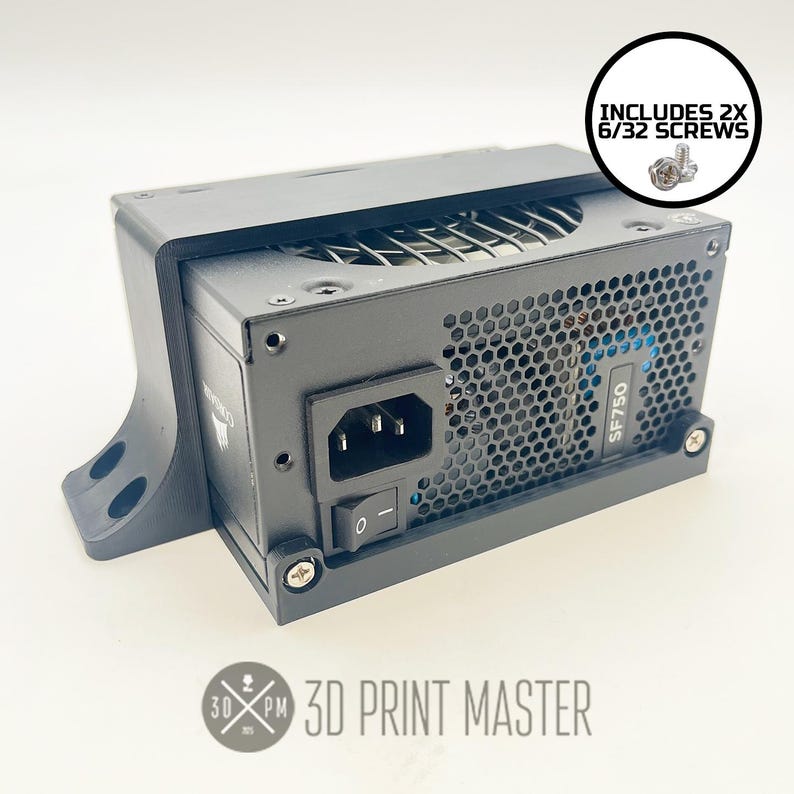 SFX Power Supply Mounting Bracket | Horizontal & Vertical + Screws image 6
