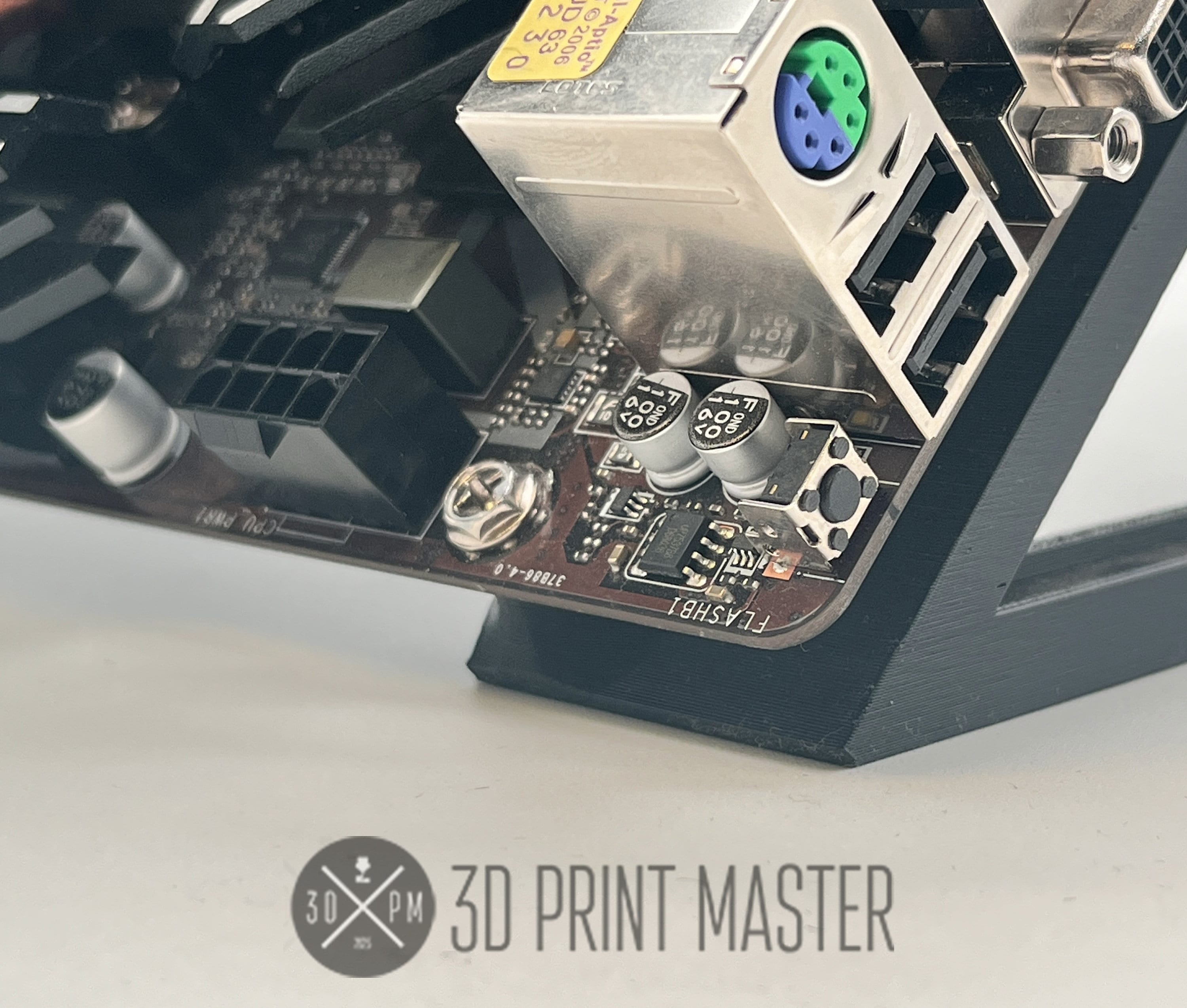 8 Gpu Rack 3D Printed Crypto Mining / PC Test Bench With GPU Stand - ATX  Motherboard Compatible, Black PLA Plastic PC Building Testing Rig