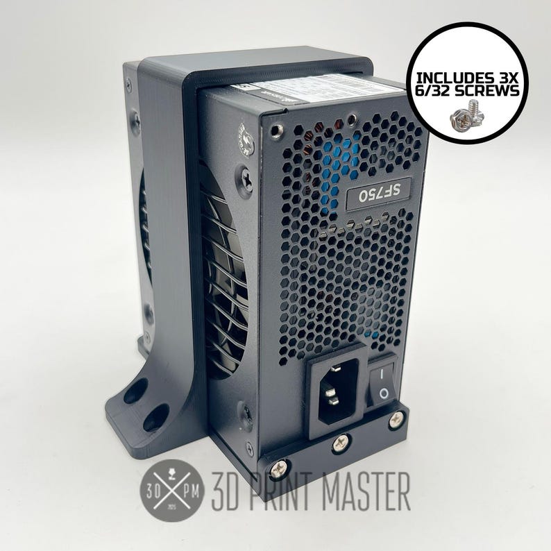 SFX Power Supply Mounting Bracket | Horizontal & Vertical + Screws image 1