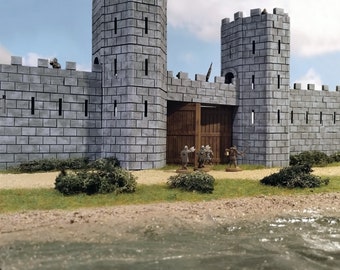 Medieval City Walls for 28mm Wargames STL Pack