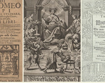 Rare Old Cookbook Collection 17th–19th Century Cookbooks Recipes Culinary History French German Italian Antique Books Digital Download