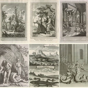 Histoire Generale des Voyages - Abbe Prevost - 18 vols + Bonus Travels - Picart Radierungen Landschaft Landkarten - Digitaler Download ZIP Dateien