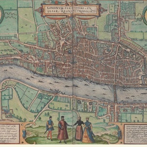 Civitates Orbis Terrarum - Georg Braun - Color Plates - Maps - Vols 1-2 5-6 Antique Maps Cities - Europe etc. - Digital Download ZIP files