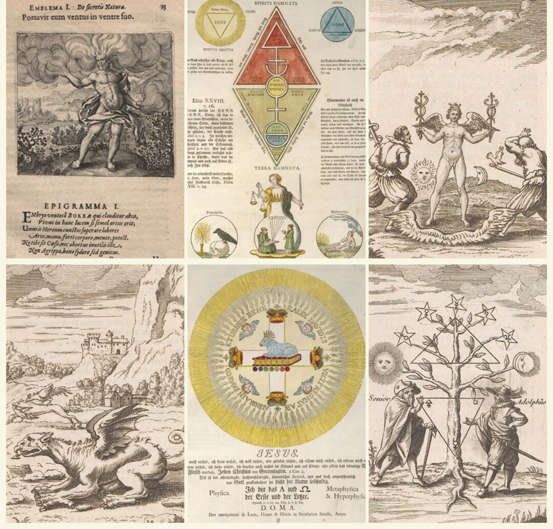 ALCHEMY Hermetic Old Books Atalanta Fugiens - Gloria Mundi Alchemists ...