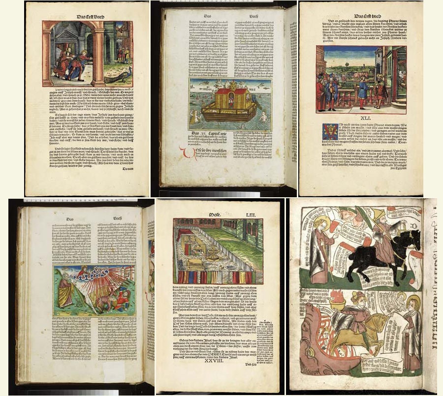 希少な挿絵入りドイツ語聖書コレクション – ルター訳 1534年（デジタル