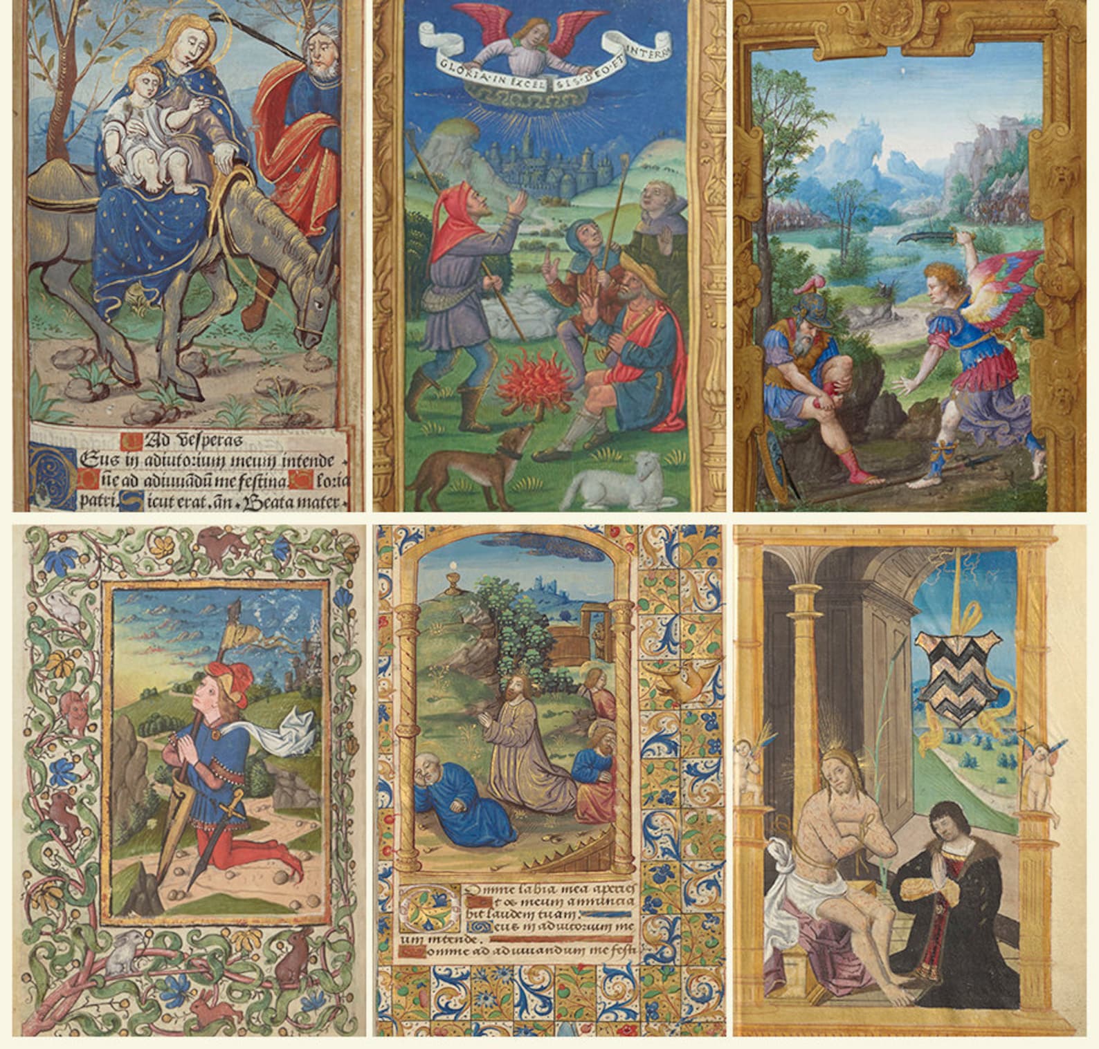 Book of Hours Illuminated Manuscripts – 14 Medieval Collections, Rare ...