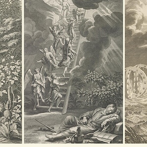 212 Beautiful BIBLE Plates -Discours by Saurin - B. Picart - Hoet, Houbraken - Digital Download ZIP files