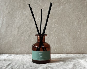 Fig Reed Diffuser | All Natural Home Fragrance | Natural Oil Diffuser | Home Decor | Long Lasting Reed Diffuser