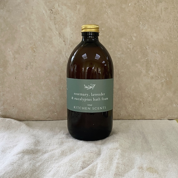 Rosemary, Lavender & Eucalyptus Bath Foam, Bubble Bath, Bath Soak