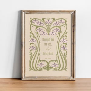 Lord Byron Nature Quote Art Print: Vintage Bohemian Decor (Digital)