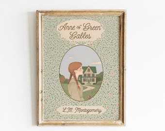 Anne of Green Gables Art Print: Vintage Book Illustration (Digital Download)