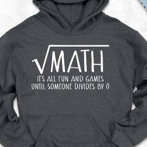 Math Hoodie, Math Teacher Gift, Zero Hoodie, Math Nerd Hoodie, Math Lover Gift, Sarcastic Hoodie, Math Teacher Hoodie, Mathematician Hoodie