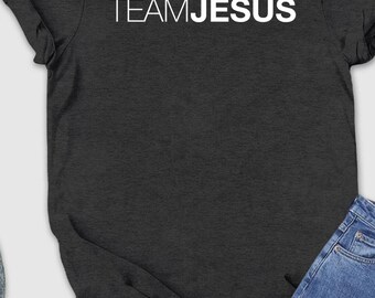 Camiseta del equipo Jesús, camiseta de creyente, camiseta de amante de Jesús, ropa cristiana, camiseta inspiradora, camiseta de Jesús, camiseta cristiana, camiseta religiosa