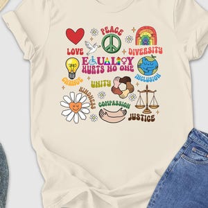 Equality Hurts No One Feminist LGBTQ Shirt, Equal Rights Shirt, Pride Shirt, LGBT Shirt, Social Justice Shirt, Black Lives Matter Shirt, Tee
