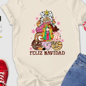 Feliz Navidad Shirt, Feliz Navidad T-Shirt, Christmas Shirts, Spanish Christmas Shirt, Christ Shirt, Christian T-Shirt, Christmas Gift, Xmas