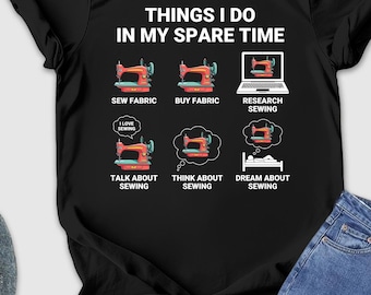Things I Do In My Spare Time Shirt, Funny Crochet Shirt, Crochet Lover Gift, Crochet Love Shirt, Yarns Lover Shirt, Crochet Lovers Shirt