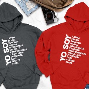 Yo Soy Hoodie, Yo Soy Latina, Hispanic Hoodie, Funny Latina Hooded Shirt, Chingona Hoodie, Mujer Latina Hoodie, Spanish Hoodie, Mexican Gift
