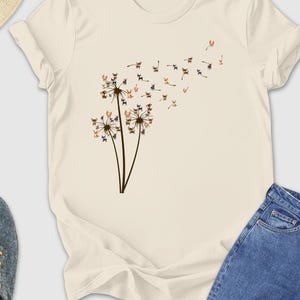 Chihuahua Dandelion Shirt, Chihuahua Funny Dog Lover Tshirt, Gift for Dog Lovers, Funny Dog Shirt, Chihuahua Mom Shirt, Chihuahua Flower Fly