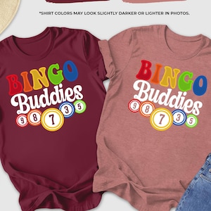 Bingo Buddy Shirt, Bingo Lover&#39;s T-shirt, Bingo Mom Shirt, Bingo Buddy Tee, Bingo Grandmother Shirt, Pretty Bingo Shirt, Bingo Funny Gift