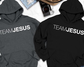 Team Jesus Hoodie, Believer Hoodie, Jesus Lover Hoodie, Christian Apparel, Inspirational Hoodie, Jesus Hoodie, Christian Hoodie, Girl Hoodie