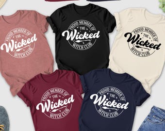 Wicked Witch Club Shirt, Funny Halloween Group Tee, Witch Crew, Witchy Shirt, Witchy Friends Shirts, Wicked Witch Shirt, Spooky Fiends Shirt
