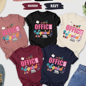 Office Squad Shirt, Office Staff Shirts, Office Team Shirt, Office Crew Shirt, School Office, Coworker Gift, Administrative Assistant Shirt