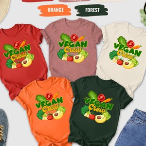 Vegan Crew Shirt, Vegan Squad Shirts, Proud To Be Vegan Shirt, Vegan Lifestyle Shirt, Vegetarian Shirt, Gifts For Vegans, Vegan Diet Shirts