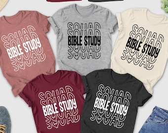 Camiseta del grupo de estudio bíblico, camiseta de adoración, camisetas del grupo bíblico, camiseta de la iglesia, camiseta de estudio bíblico, camiseta del grupo del ministerio, camisetas del grupo de la iglesia