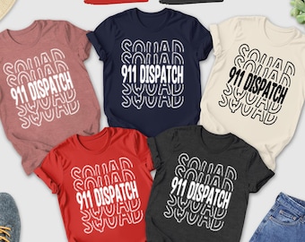 Camiseta del equipo de despacho del 911, camiseta de despachador, camiseta de despachador de emergencias, camiseta de despachador, camiseta de transporte, camiseta con cita del coordinador, camiseta