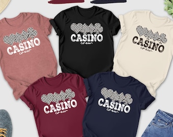 Casino Crew Shirt, Casino Trip Shirt, Matching Casino Group Tshirt, Casino Dealer Shirt, Vegas Squad Tee, Gambling Shirts, Casino Squad Gift